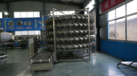 Congélateur industriel à spirale simple IQF, machine de congélation rapide continue pour la ligne de transformation des produits de la mer, de la viande, de la pâtisserie et des aliments préparés