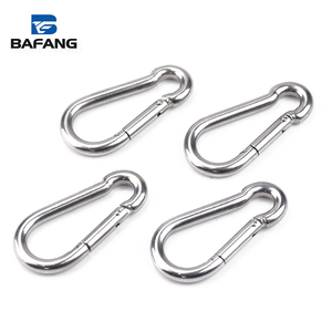 Moschettone a Molla in Acciaio Inox 304 316 per Carichi Pesanti, Gancio a Scatto in Metallo, Moschettone Standard M4-M16 - Product Image 4