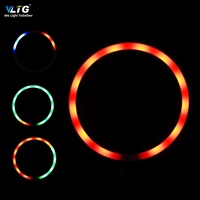 12 Pcs 0.2W SMART DJ Uplight Stage Light 6x18w RGBWA UV 6IN1 Sans Fil DMX LED pour Mariage ou Vacances (Noël & Halloween)