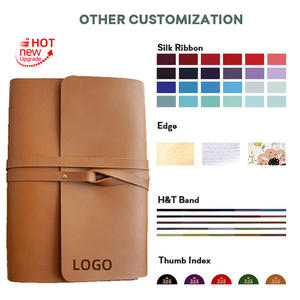 Ventas del fabricante Servicio de impresión de libros Logotipo personalizado Encuadernación elástica Cubierta de cuero real suave Impresión de papel bíblico - Product Image 6