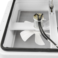 Panneaux de portes à faisceau solaire, pour camping-car, auvent, plafond, bâche manuelle avec évents 12V, couverture supérieure
