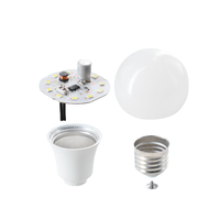 Ampoule LED de haute qualité 7W/9W/12W/18W, pièces détachées, matières premières, pour boîtier en aluminium DOB SKD, couvercle en PC, puce SMD2835