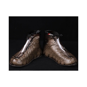 Copriscarpe impermeabile in morbido PVC Unisex nero Anti-Fouling traspirante inverno estate <span class=keywords><strong>pioggia</strong></span> neve - Product Image 6