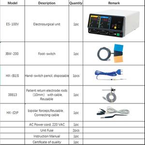 Máquina de Sellado de Vasos Sanguíneos de Alta Frecuencia Unidad Analizadora Electroquirúrgica Bipolar Monopolar a Precio de Fábrica - Product Image 2