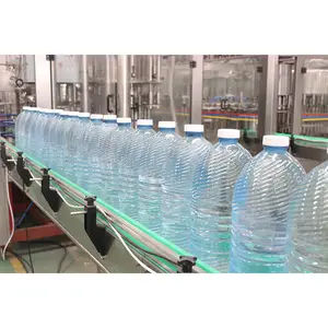Botella de plástico de agua mineral 2 en 1, equipo de sellado de llenado de lavado, planta, máquina, sistema, línea, 3L / 5L / 10L