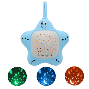 Machine à bruit blanc pour bébé avec projecteur lumineux, rechargeable par USB Type-C, aide au sommeil, lecteur de musique - Product Image 1