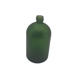 नई शैली की लक्जरी 50 मिलीलीटर एम्बर हरा नीला स्पष्ट बोस्टन गोल कांच की बोतल