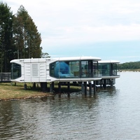 Maison modulaire préfabriquée moderne de luxe de 3 chambres à coucher, villas préfabriquées en acier de Chine, autres maisons préfabriquées