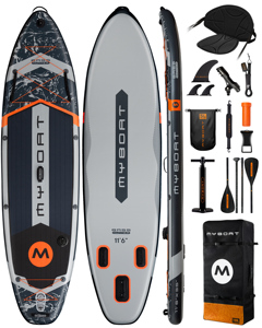 Tabla de Paddle Surf Inflable Fabricada en China, 11'6''x35''x6'', para Pesca y Surf, Material Drop Stitch, MY03/04, Nueva - Product Image 1