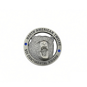Customized Corporate Anniversary Badges School/Organization Emblems Silver-Plated Metal Soft Enamel Technique Modern Design Art - Product Image 2