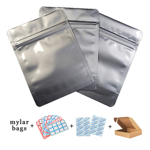 50 gói 1 gallon Mylar túi (thêm dày 9.4 mil, 14 "x 10") chân không resealable Ziplock Mylar túi với 300cc oxy hấp thụ Túi - Product Image 6