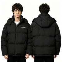 Blouson d'hiver chaud et moelleux pour homme - Veste bomber en toile avec fermeture éclair, imperméable, respirante, coupe-vent, écologique, OEM/ODM, sur mesure, en gros