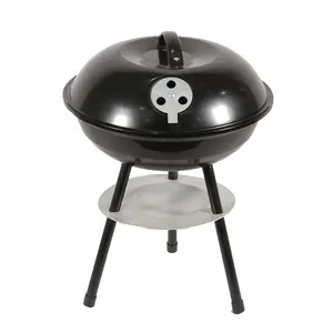 Ovo Camping Churrasco Grill Chaleira Churrasco Ferramenta Round Portable Charcoal Churrasco Grelhadores Vendas Melhor Aço Inoxidável Maçã Em Forma Ao Ar Livre