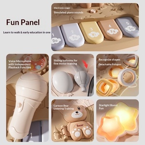 Trotteur bébé transfrontalier en plastique anti-renversement pour l'apprentissage de la marche (6-18 mois) – Jouet d'aide à la marche - Product Image 4