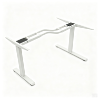 Table de bureau électrique à hauteur réglable à prix avantageux, avec cadre vertical élévateur, ergonomique et à mémoire de forme