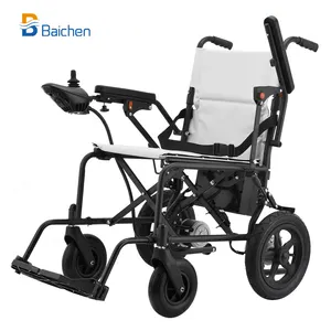 2024 Hot Sales Malaysia Cheap Price Steel Power Wheel chair Portable Foldable Smart Ultra Light Electric Wheelchair For Disabled