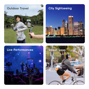 <span class=keywords><strong>Stabilizzatore</strong></span> per <span class=keywords><strong>Cellulare</strong></span> Hohem X3 SE Gimbal Portatile Pieghevole a 3 Assi con Telecomando Rimovibile - Product Image 6