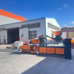 How do you dispose of plastic waste? Waste film winding film factory scraps recycling granulator Plastic granule making machine