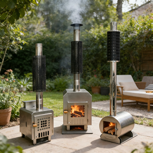 Poêle à bois moderne pour sauna extérieur, construction en acier inoxydable, léger <span class=keywords><strong>et</strong></span> sûr, brûleur à bois - Product Image 2