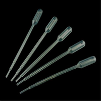 Pipette de transfert de 3 ml, laboratoire médical, pipette Pasteur jetable en plastique de 0,3 ml