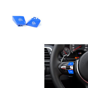 Blauw/Rood M1+M2 Schakelaar Stuurwiel Auto Knop voor BMW F30 F34 <span class=keywords><strong>M</strong></span> Sport F15 F16 Interieur Accessoire - Product Image 1