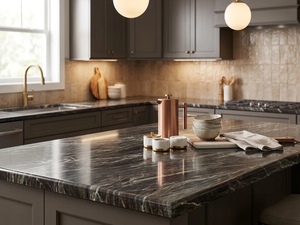 Dalles de quartzite naturel Madinos polies, écologiques, modernes, grandes dimensions, garantie 1 an, pour cuisine, hôtel, appartement, usage intérieur - Product Image 6