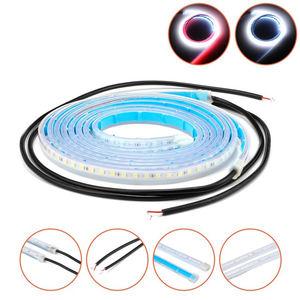 120CM 12V <span class=keywords><strong>LED</strong></span> bandes lumineuses de porte de <span class=keywords><strong>voiture</strong></span> style stroboscopique décoration lumière <span class=keywords><strong>voiture</strong></span> <span class=keywords><strong>clignotant</strong></span> lumière sécurité ouverture alarme lampe <span class=keywords><strong>bande</strong></span> - Product Image 3