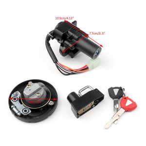 Serrure de contact pour <span class=keywords><strong>Kawasaki</strong></span> KL110, KLX125, 250 Durable, en plastique aluminium, pour moto, lot de 5 pièces - Product Image 2