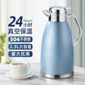 Jarra de vacío de acero inoxidable de 1.5L con doble pared aislada, termo para café, para el hogar, la oficina, regalo. - Product Image 4