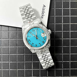 새롭게 개선된 NH35 무브먼트 아랍 숫자 다이얼 남성용 기계식 시계 <span class=keywords><strong>S</strong></span> 모드 데이저스트 및 맞춤형 로고 - Product Image 6