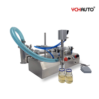 10-300ml petite entreprise machine de remplissage de liquide semi-automatique pour bouteille de parfum pour atelier
