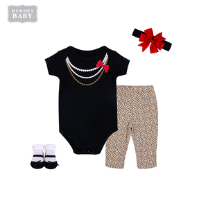 Set regalo di abbigliamento per bambini all'ingrosso di vendita caldo 4 pezzi, confezione regalo per neonati per bambini di belle ragazze - Product Image 4