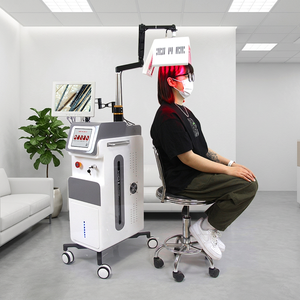 Casque de thérapie laser infrarouge à LED rouge pour la repousse des cheveux, très vendu, pour usage domestique. - Product Image 1