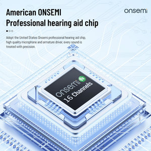 Tomore Chất lượng cao ric có thể sạc lại cho máy trợ thính kỹ thuật số Bluetooth với 16 kênh cho ứng dụng điếc có thể điều chỉnh - Product Image 5