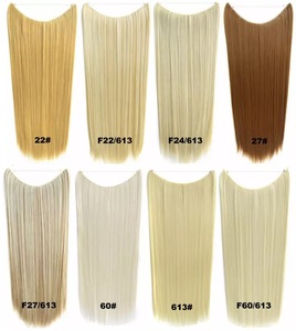 Extensiones de Cabello Halo Rubio Claro, Cabello Humano Virgen Remy, Extensiones de Cabello Halo Invisibles, Color Natural, Cómodas para Uso Diario - Product Image 5