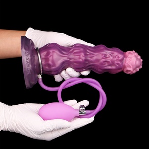 DL-Octopus Inflatable Anal <b>Dildo</b> Waterproof Inflatable Silicone Butt Plug for Couple Intimate Anal Exploration Vaginal Dilator - Product Image 3