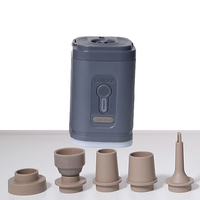 Pompe à air électrique portable mini, gonfleur pour jouets gonflables, bateaux, avec lampe torche LED et alarme SOS