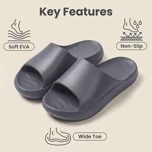 Pantuflas deportivas Yearning Man Space materials Fashion, de punta abierta, de EVA, antideslizantes, transpirables, impermeables y acolchadas, para interiores y exteriores. - Product Image 5