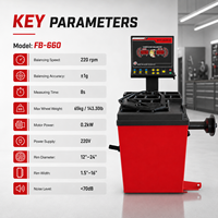Machine d'équilibrage de pneus de voiture haute précision, équipement professionnel de garage, machine d'alignement et d'équilibrage des roues