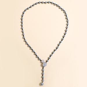 <span class=keywords><strong>Collier</strong></span> de perles de couleur <span class=keywords><strong>Tahiti</strong></span> haut de gamme avec des perles de verre noires pour le cadeau d'anniversaire de Noël de la Saint-Valentin - Product Image 4