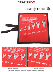 Juego de Llaves de Doble Extremo de Acero al Cromo Vanadio de 6-32 mm, Anti-Chispas, Personalizable OEM, Grado DIY, Empacado en Bolsa - Product Image 5