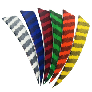 Thổ Nhĩ Kỳ Lông Bất Lông 3 "Fletching Cho DIY <span class=keywords><strong>Carbon</strong></span> Gỗ Truyền Thống Mũi Tên Săn Bắn Chất Lượng Cao - Product Image 1