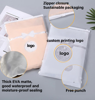 Sacs d'emballage pour vêtements biodégradables et compostables avec logo personnalisé, sacs à fermeture éclair, sacs d'expédition, sacs en mylar