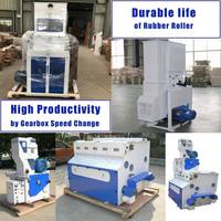 Machine à décortiquer le riz automatique Husker série MLGQ51C avec rouleaux en caoutchouc de 20 pouces pour usine de riz