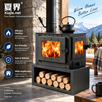 Poêle à bois haute efficacité pour chauffage intérieur, foyer multi-combustibles en fonte pour bois et charbon, four de chauffage domestique hivernal