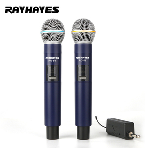 Microphone sans fil RAYHAYES RG-58 UHF, microphone portable rechargeable, adapté au chant karaoké - Product Image 1