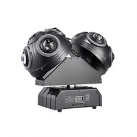 En stock, barre lumineuse de scène LED rotative à double tête, multicolore, effet stroboscopique, lumière d'ambiance pour lounge, faisceau lumineux, tension universelle, multi-prises