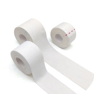 Cinta deportiva atlética blanca <span class=keywords><strong>de</strong></span> algodón <span class=keywords><strong>de</strong></span> óxido <span class=keywords><strong>de</strong></span> Zinc personalizada cinta deportiva rígida fácil <span class=keywords><strong>de</strong></span> rasgar borde dentado cinta deportiva <span class=keywords><strong>para</strong></span> la articulación del dedo <span class=keywords><strong>tobillo</strong></span> muñeca - Product Image 4