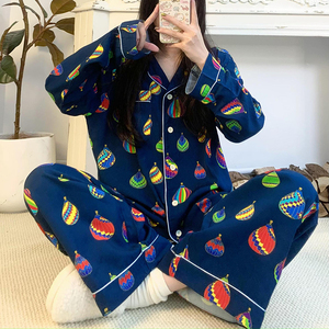 사용자 정의 로고 웨딩 모달 패브릭 여성용 라운지웨어 잠옷 세트 탄성 허리 통기성 섹시한 스타일 - Product Image 4