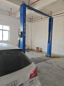 Diskon hidrolik mobil, Hanmecson tangan kedua 4000kg Gantry dua tiang lantai piring Putar 4 ton - Product Image 2